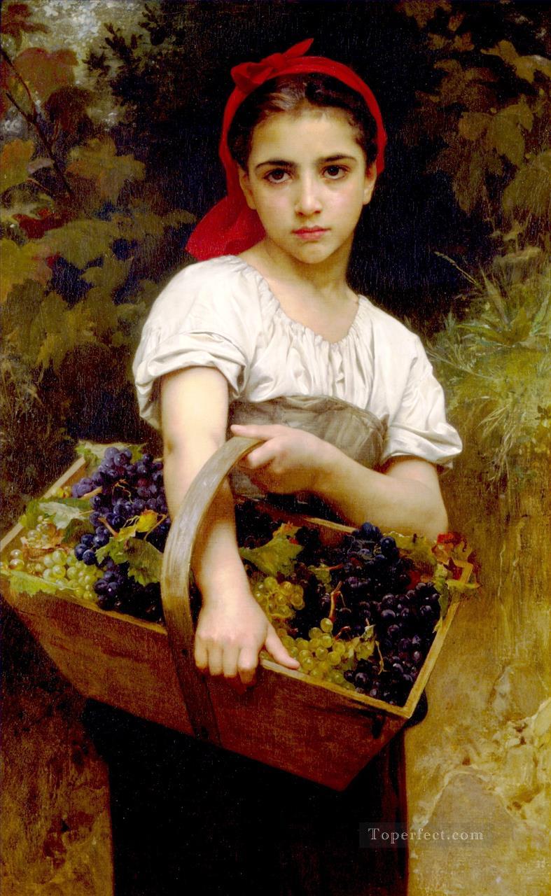 Vendangeuse Realism William Adolphe Bouguereau Oil Paintings
